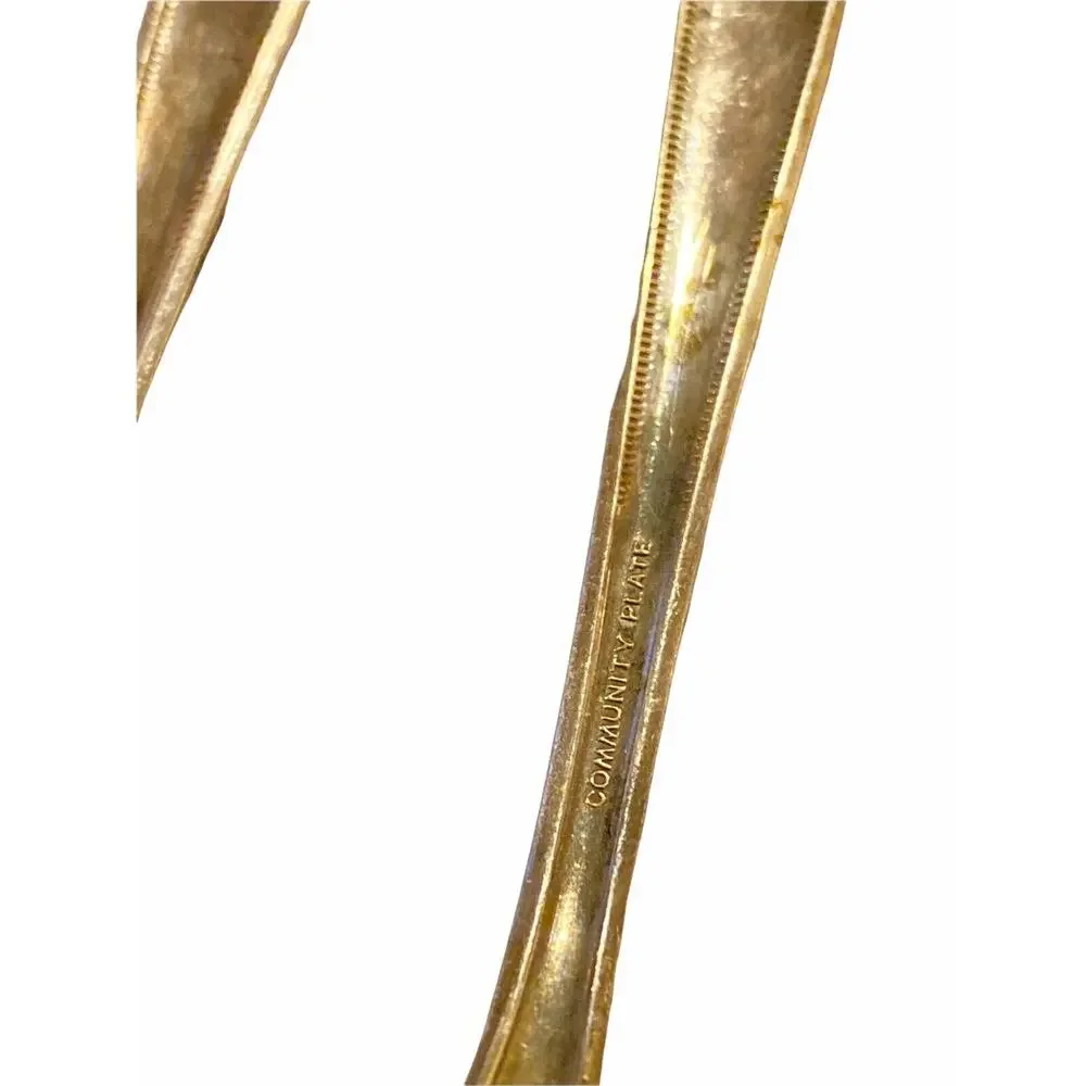 Set of 2 Grosvenor by Oneida Individual Salad Forks Silverplate 6 1/4